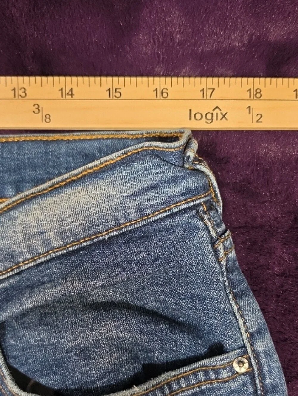 True Religion Men's Rocco Skinny Jeans - Blue Wash sz 34 Tall